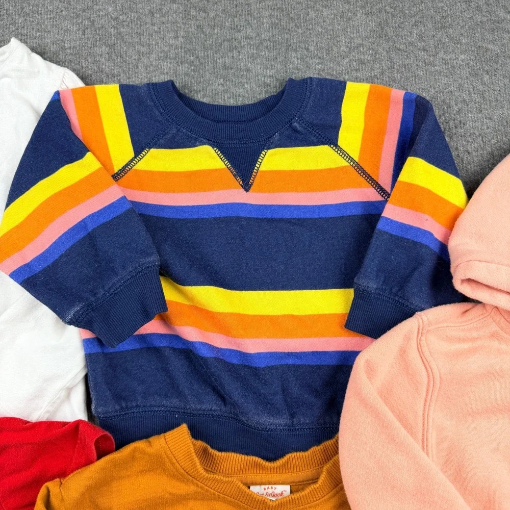 Toddler Girls 5pc Bundle Gymboree Old Navy Cat & Jack 12M 18M 24M 2T Tops Hoodie